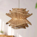 Axyaa Rattan Pendant Lamp: Handmade Southeast Countryside Chandelier