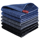 Axyaa Cotton Kitchen Towels Set of 4, Ultra Soft Absorbent Dishcloths