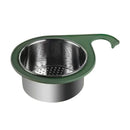 Axyaa Sink Drain Basket Stainless Steel Filter Shelf Kitchen Organizer