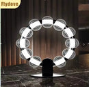 Axyaa Luxury LED Glass Lamp for Modern Nordic Interior Lighting