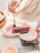 Axyaa Ceramic Breakfast Plate Dim Sum High Beauty Tableware