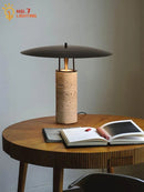 Axyaa Stone Marble LED Desk Lamp for Home Decor Living Room Bedroom Study