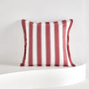 Axyaa Striped Tassel Pillowcase – Red White Plain Cojines Cover