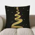 Axyaa Geometric Triangles Pattern Pillow Cover for Sofa, Bedroom, Car - Decorative Cushion Cover