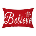 Axyaa Christmas Printed Deer & Santas Pillow Case 30x50cm