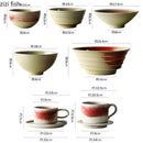 Axyaa Handmade Ceramic Ramen Bowls Set