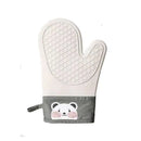 Axyaa Silicone Kitchen Gloves: High Temperature Resistant Non-Slip Baking & Oven Gloves