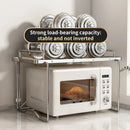 Axyaa Microwave Stand & Seasoning Organizer Shelf