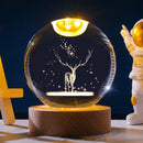 Axyaa Galaxy Planetary Projection Crystal Ball LED Night Light