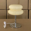 Axyaa Mushroom Glass Lamp: Bauhaus Trichromatic Dimming Night Light, Eye Protection Desk Lamp
