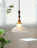 Axyaa Brass Glass Chandelier: Scandinavian Retro Kitchen Island Lighting
