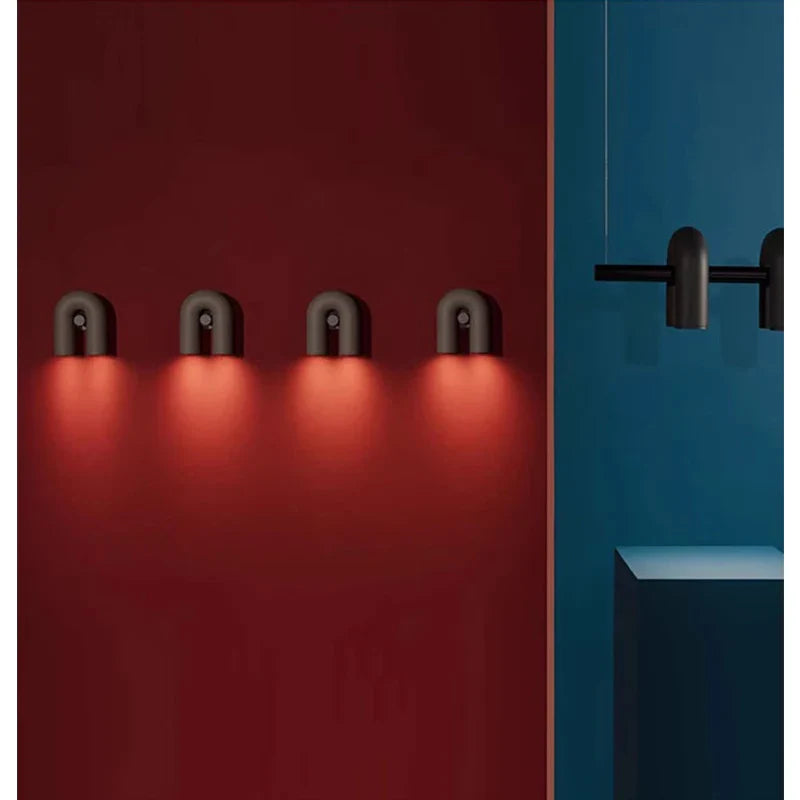 Axyaa U-Shaped Adjustable Wall Lamp for Bedroom, Staircase, and Balcony