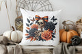Halloween Rose & Butterfly Pillow Cover by Axyaa for Sofa, Bedroom, Car