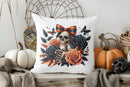 Halloween Rose & Butterfly Pillow Cover by Axyaa for Sofa, Bedroom, Car
