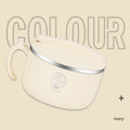 Axyaa Stainless Steel Insulation Soup Bowl with Lid - Large Capacity, Heat Resistant