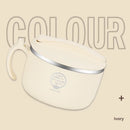 Axyaa Stainless Steel Insulation Soup Bowl with Lid - Large Capacity, Heat Resistant