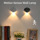Axyaa Shell Motion Sensor Wall Lamp Spotlight Rechargeable LED Night Light