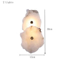 Axyaa Marble Wall Lamp: Modern Stone Light for Living Room and Hallway