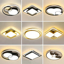 Axyaa LED Ceiling Light: Modern Minimalist Bedroom Chandelier for Living Room, Children's Room