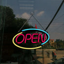 Axyaa Neon Open LED Sign RGB Multicolor Ultra Brightness Store Display