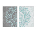 Axyaa Bohemian Mandala Blue Wall Art Canvas Painting for Home Decor