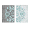 Axyaa Bohemian Mandala Blue Wall Art Canvas Painting for Home Decor