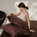 Axyaa Soft Jacquard 100% Cotton Pillowcase Set for Adults - 48x74cm