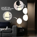 Axyaa Rotating Leaves LED Floor Lamp: Modern Nordic Style for Living Room, Bedroom, Study