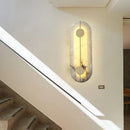 Axyaa Marble & Copper Wall Light for Living Room & Bedroom