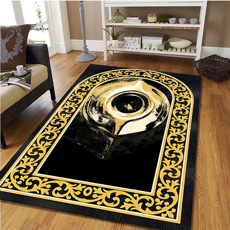 Axyaa Muslim Prayer Non-slip Carpet Room Mat for Kitchen Bathroom Floor
