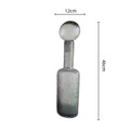 Axyaa Grey Glass Vase with Hammer Lid for Floral Arrangements