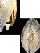 Axyaa Glass Leaf Wall Mounted Lamp for Bedroom & Living Room