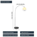 Axyaa Modern Minimalist LED Floor Lamp for Living Room Bedroom Reading