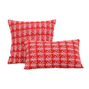 Axyaa Vintage Christmas Knitted Pillow Cover Set
