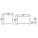 Axyaa Christmas Tufted Cushion Cover with Tassel Pillowcase, Holiday Decor 45x45/30x50cm