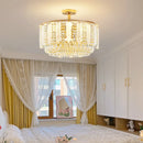 Axyaa Luxury Crystal Chandelier: Elegant LED Dining Room Bedroom Lamp