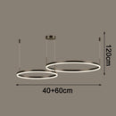 Axyaa LED Chandelier Pendant Light for Modern Dine Room, Indoor Living Room Ceiling Lamp