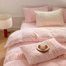 Axyaa Winter Rabbit Fleece Bedding Set: King Size Luxury Duvet Cover with Sheets