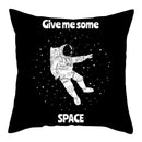 Axyaa Moon Astronaut Rocket Sofa Pillow Cover Cushion Polyester Throw TestCase