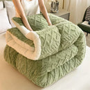 Axyaa Super Thick Winter Lamb Cashmere Weighted Blanket for Beds