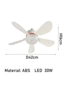 Axyaa Low Noise Ceiling Fan Chandelier for Home Decoration