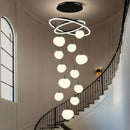 Axyaa Staircase Chandelier Pendant Light for Modern Home Decor & Indoor Lighting