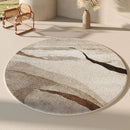 Axyaa Smudged Marble High-End Luxury Carpet: Fluffy Soft Rug for Living Room, Bedroom & More