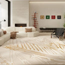Axyaa Luxury Soft Living Room Carpet: Minimalist Design, Fluffy Comfort, High-End Quality