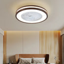 Axyaa Wooden Silent Ceiling Fan Light LED Fixture for Home Office Décor