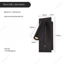 Axyaa Adjustable LED Reading Wall Lamp with Switch, Modern Minimalist Design