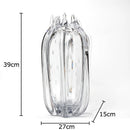 Axyaa Pomegranate Glass Vase for Flowers Arrangement and Table Decoration