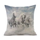 Axyaa Pentium Horse Pillowcase for Modern Home Decor and Car Sofa Pillow
