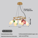 Axyaa Glass Teardrop Chandelier Modern Artistic Designer Pendant Light