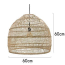 Axyaa Bamboo Wabi Sabi Pendant Light Elegance for Tea Room, Bedroom, Hotpot Restaurant
